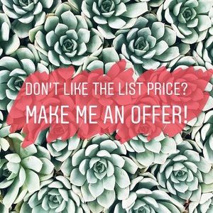 All reasonable offers accepted!